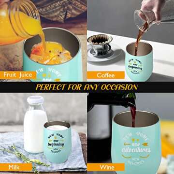 Geelfland House Warming Gifts New Home - Housewarming Gifts for New House - Newlywed Couple Gifts Basket for Friends Family Neighbor Clients (Green)