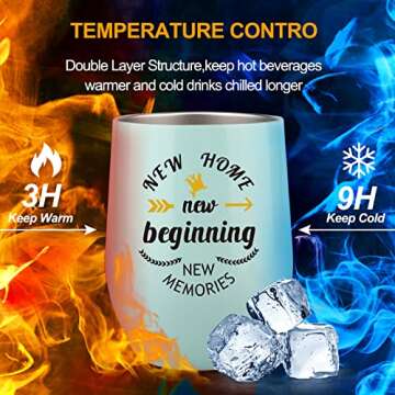 Geelfland House Warming Gifts New Home - Housewarming Gifts for New House - Newlywed Couple Gifts Basket for Friends Family Neighbor Clients (Green)