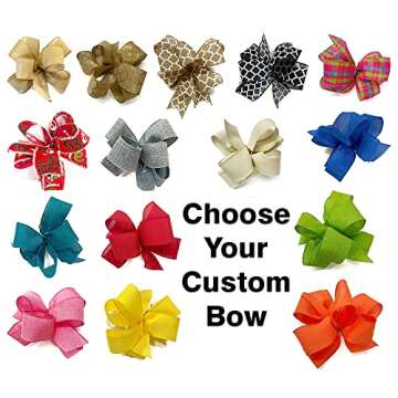 PK Décor Initial Decor for Wall, Metal ACM Initial Sign for Home, 24 inch Script Font, Weatherproof Outdoor Decor, Single Letter Circle Monogram Wreath, QUICK