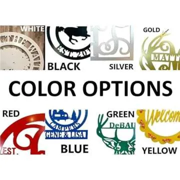 PK Décor Initial Decor for Wall, Metal ACM Initial Sign for Home, 24 inch Script Font, Weatherproof Outdoor Decor, Single Letter Circle Monogram Wreath, QUICK