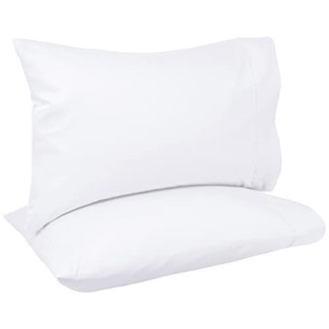 Amazon Basics 400 Thread Count Cotton Pillow Cases Set