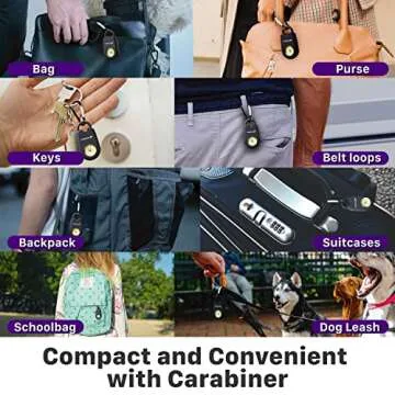 Fosmon Personal Alarm Keychain Device 125dB for Safety