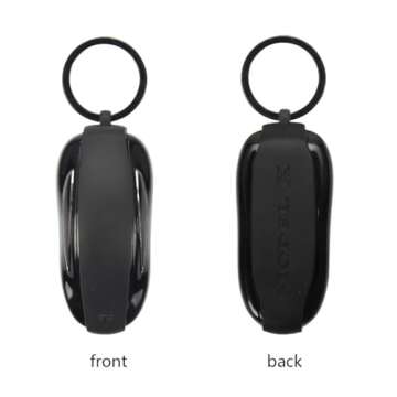 DeCuLo Key Fob Cover for Tesla Model X, Silicone Car Key Cover Shell Protector Case Holder for Tesla...
