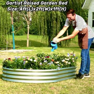 Gartist Raised Garden Bed - Durable & Easy Assembly for Outdoors