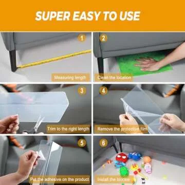 Apocalis Transparent Toy Blocker – Clean Under Furniture