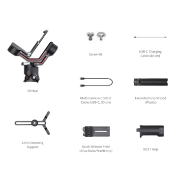 DJI RS 3 Gimbal - Lightweight 3-Axis Stabilizer for Videographers