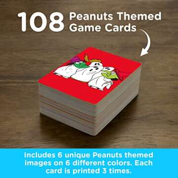 Peanuts Charlie Brown Great Pumpkin Card Game for Families