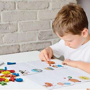 Varbertos ABC Speak and Spell Educational Toys, Toddler Sight Word Games Preschool Learning Toys for...