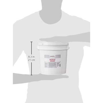 Handy Art Student Acrylic Gallon, Black Gesso,440-104, 128 Fl Oz (Pack of 1)