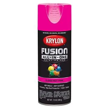 Krylon Fusion Hot Pink Spray Paint - All Surface Use