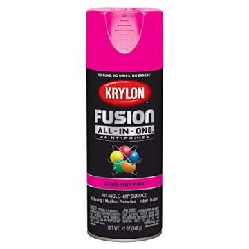 Krylon Fusion Hot Pink Spray Paint - All Surface Use