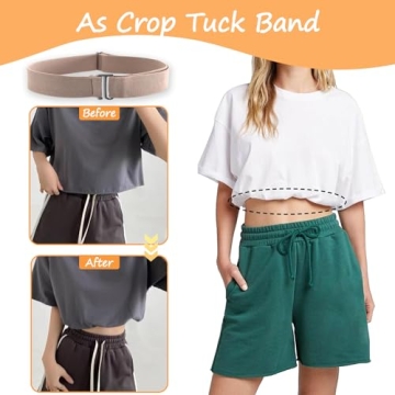 HAWOWZ Invisible Elastic Belt for Women - 2Pcs Set