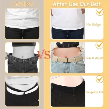 HAWOWZ Invisible Elastic Belt for Women - 2Pcs Set