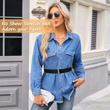 HAWOWZ Invisible Elastic Belt for Women - 2Pcs Set