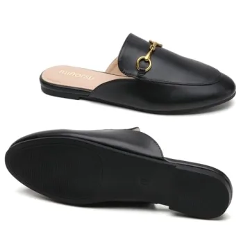 Minorsu Buckle Mule Slippers – Stylish & Comfortable