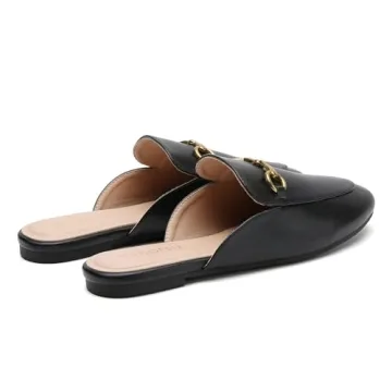 Minorsu Buckle Mule Slippers – Stylish & Comfortable