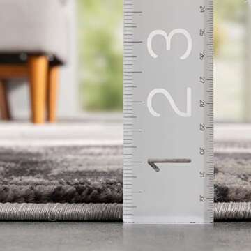 Well Woven Rheta Gold Modern Geometric Stripes & Angles Pattern Area Rug 5x7 (5'3" x 7'3")