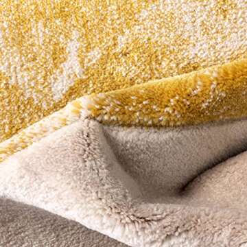 Well Woven Rheta Gold Modern Geometric Stripes & Angles Pattern Area Rug 5x7 (5'3" x 7'3")