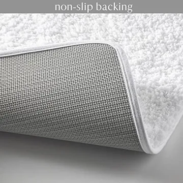 Ashler Bath Rugs Soft Non Slip Machine Washable Set