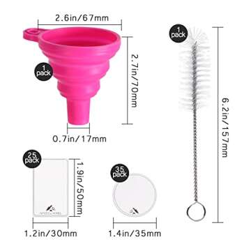 STARSIDE Bamboo Spice Rack Organizer,Seasoning Rack with 20 Pack 4 oz Empty Glass Spice Jars with Bamboo Caps. Include 60 Labels.