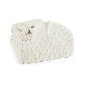 UGG Amanda Super Soft Reversible Plush Blanket for Cozy Living
