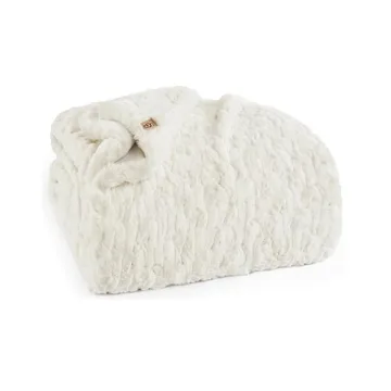 UGG Amanda Super Soft Reversible Plush Blanket for Cozy Living