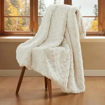 UGG Amanda Super Soft Reversible Plush Blanket for Cozy Living