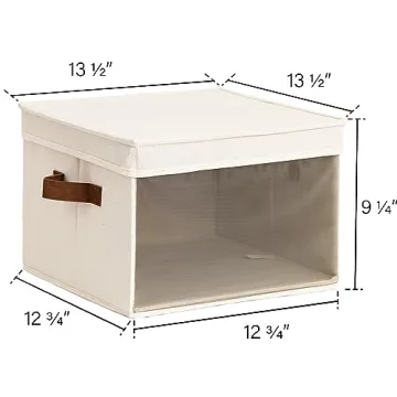 StorageWorks Storage Bins with Lids and Clear Windows