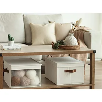 StorageWorks Storage Bins with Lids and Clear Windows