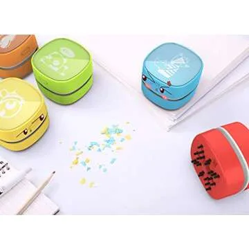 ODISTAR Cordless Mini Desktop Vacuum Cleaner for All Ages