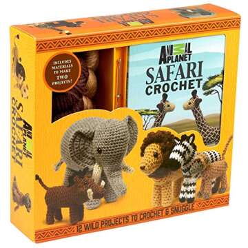 Animal Planet Safari Crochet Set - Create Your Own Jungle Adventure