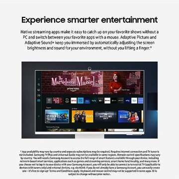 SAMSUNG 27" UHD HDR Smart Monitor with Streaming TV