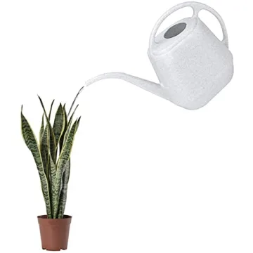 Fasmov 1-Gallon Plastic Watering Can for Indoor and Outdoor
