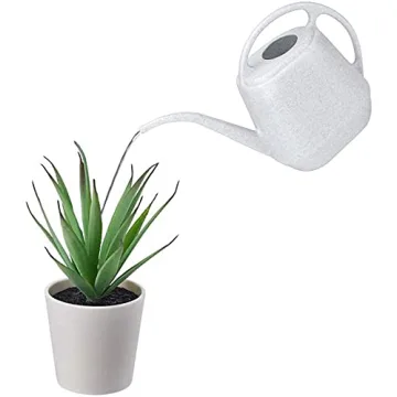 Fasmov 1-Gallon Plastic Watering Can for Indoor and Outdoor