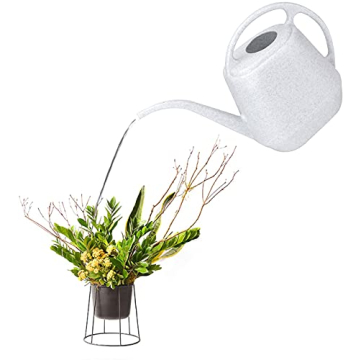 Fasmov 1-Gallon Plastic Watering Can for Indoor and Outdoor