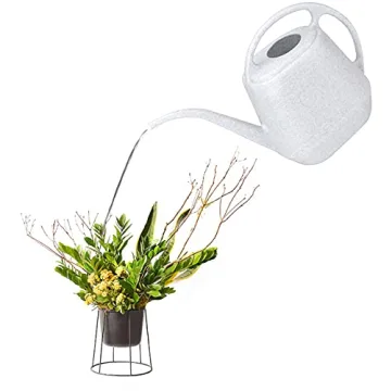 Fasmov 1-Gallon Plastic Watering Can for Indoor and Outdoor