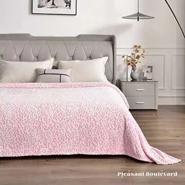 Pleasant Boulevard Leopard Throw Blanket for All Seasons