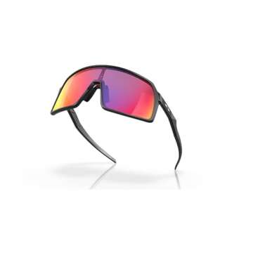 Oakley Men's Oo9406 Sutro Rectangular Sunglasses, Matte Black/Prizm Road, 37 mm
