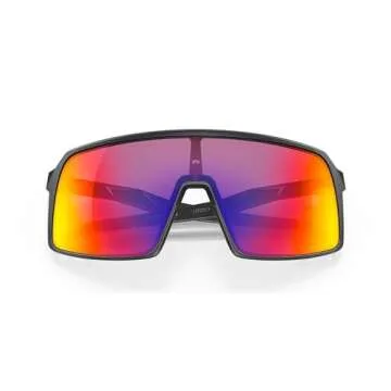 Oakley Men's Oo9406 Sutro Rectangular Sunglasses, Matte Black/Prizm Road, 37 mm