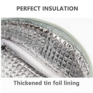 Markar Insulated Lunch Bag for Women and Men,Reusable Meal Prep Lunch Box for Work,Adult Portable Tote Lunchbox with Comfortable Handle Belt,Green