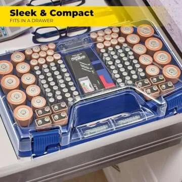 Ontel Battery Daddy - Organized Battery Storage Case