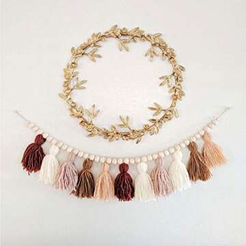 380pcs Natural Wooden Beads for Crafting and Jewelry Making