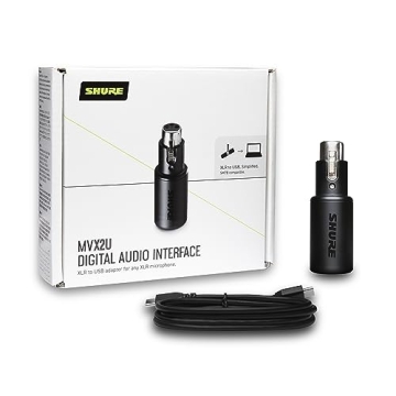 Shure MVX2U XLR to USB Digital Audio Interface