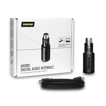 Shure MVX2U XLR to USB Digital Audio Interface