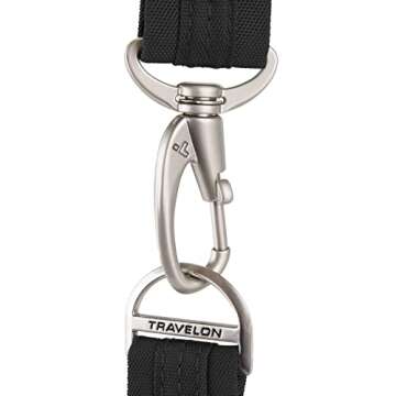 Travelon Anti-Theft Cross-Body Bag, Two Pocket, Black, One Size