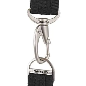 Travelon Anti-Theft Cross-Body Bag, Two Pocket, Black, One Size