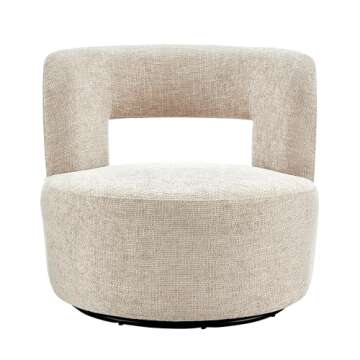 npd furniture and more Jazzlyn Fabric Swivel Accent Chair