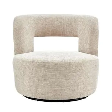 npd furniture and more Jazzlyn Fabric Swivel Accent Chair