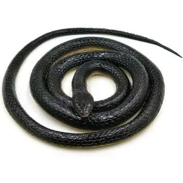 Realistic 52-Inch Rubber Snake for Gag Gifts