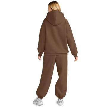 Comfortable AUTOMET Women’s Oversized Sweatsuit Set